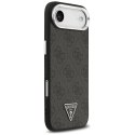 Etui Guess 4G Triangle Logo MagSafe na iPhone 17 Air - czarne