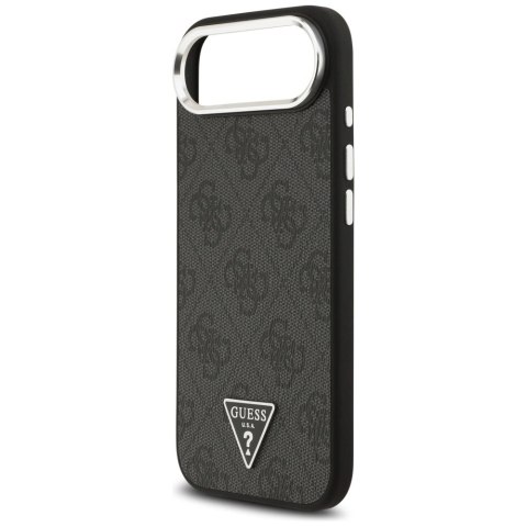 Etui Guess 4G Triangle Logo MagSafe na iPhone 17 Air - czarne