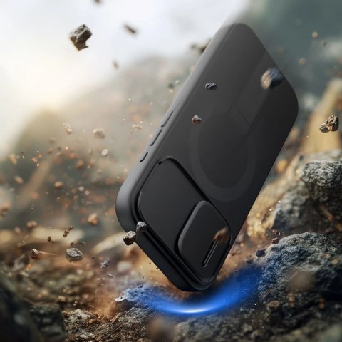 Etui Tech-Protect Kevlar Aura MagSafe na iPhone 17 - czarne