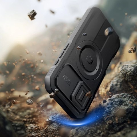 Etui Tech-Protect Kevlar MagSafe na iPhone 17 - czarne