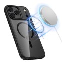 Etui Tech-Protect MagMat MagSafe na iPhone 17 Pro - przezroczysto-czarne