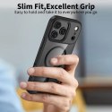 Etui Tech-Protect MagMat MagSafe na iPhone 17 Pro - przezroczysto-czarne