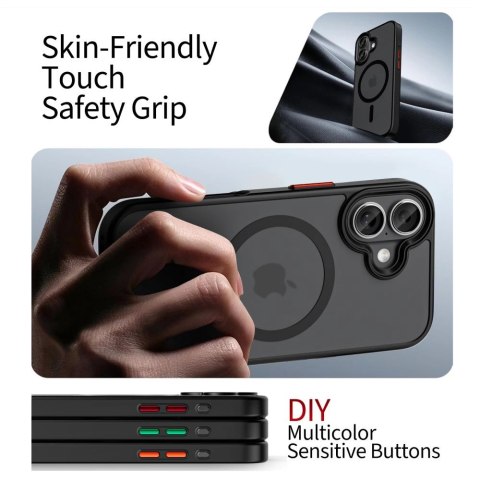 Etui Tech-Protect MagMat XT 4-set MagSafe na iPhone 17 - czarny mat