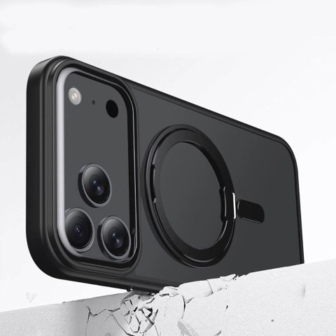 Etui Tech-Protect MagRing MagSafe na iPhone 17 Pro Max - czarny mat