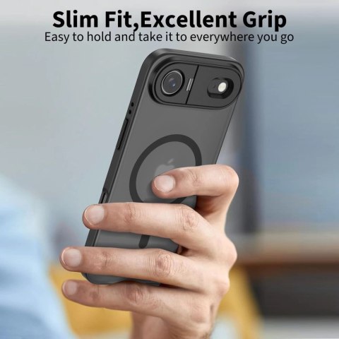 Etui Tech-Protect MagStand MagSafe na iPhone 17 Air - czarny mat
