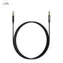 Kabel AUX Dudao L12S mini jack 3.5mm 1m 3 polowy stereo - czarny