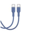 Kabel Puro ICON USB-C - USB-C 1,5m - niebieski
