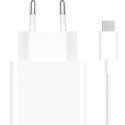 Ładowarka sieciowa Xiaomi MDY-16-EF 1xUSB-A 33W z kablem USB-C 3A - biała