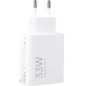 Ładowarka sieciowa Xiaomi MDY-16-EF 1xUSB-A 33W z kablem USB-C 3A - biała