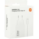Ładowarka sieciowa Xiaomi MDY-16-EF 1xUSB-A 33W z kablem USB-C 3A - biała