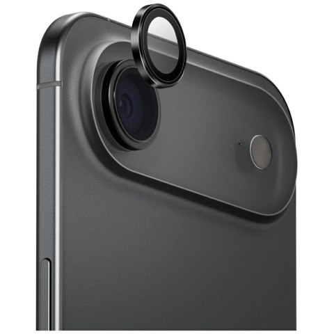 Szkło na aparat UNIQ Optix Aluminium Camera Lens Protector na iPhone 17 Air z aplikatorem - czarne