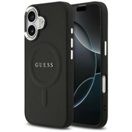 Etui Guess Classic Logo MagSafe do iPhone 17 -czarne