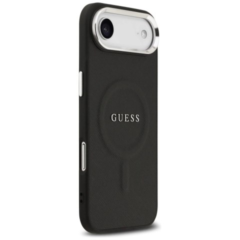Etui Guess Classic Logo MagSafe na iPhone Air - czarne
