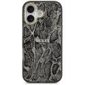 Etui Guess Python Pattern MagSafe na iPhone 17 - czarne