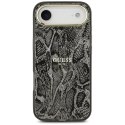 Etui Guess Python Pattern MagSafe na iPhone Air - czarne