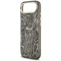 Etui Guess Python Pattern MagSafe na iPhone Air - czarne