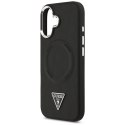 Etui Guess Triangle Logo MagSafe na iPhone 17 - czarne