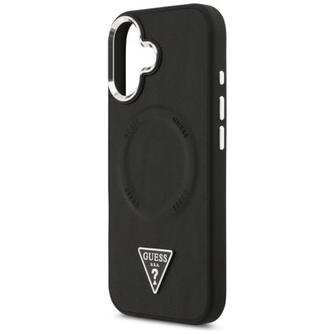 Etui Guess Triangle Logo MagSafe na iPhone 17 - czarne
