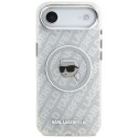 Etui Karl Lagerfeld IML Karl Head Logo MagSafe na iPhone Air -szare