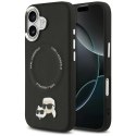 Etui Karl Lagerfeld Karl & Choupette Pins MagSafe do iPhone 17 - czarne