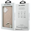 Etui Karl Lagerfeld Karl & Choupette Pins MagSafe do iPhone 17 różowe