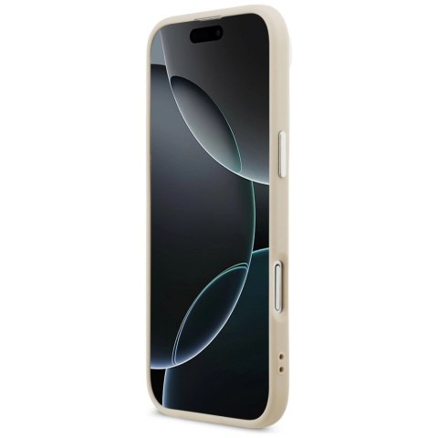 Etui Karl Lagerfeld Karl & Choupette Pins MagSafe do iPhone Air - beżowe