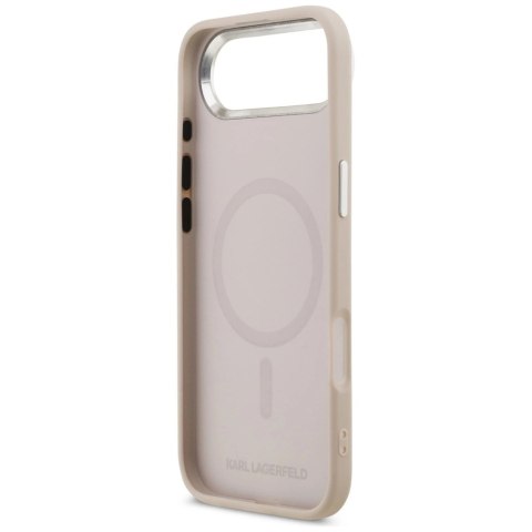 Etui Karl Lagerfeld Karl & Choupette Pins MagSafe do iPhone Air różowe