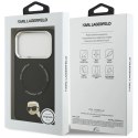 Etui Karl Lagerfeld Karl Pin MagSafe do iPhone 17 Pro Max - czarne