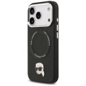 Etui Karl Lagerfeld Karl Pin MagSafe do iPhone 17 Pro - czarne