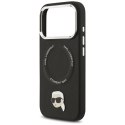 Etui Karl Lagerfeld Karl Pin MagSafe do iPhone 17 Pro - czarne