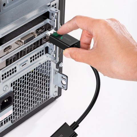 Adapter Ugreen MM137 40363 DisplayPort (męski) do HDMI (żeński) 4K / 1080p - czarny