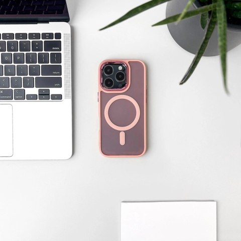 Etui Fashion Case na Samsung Galaxy S26 kompatybilne z MagSafe - różowe