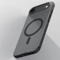 Etui Nillkin Super Frosted Shield Pro kompatybilne z MagSafe na iPhone 17 Air - przezroczyste czarne