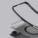 Etui Nillkin Super Frosted Shield Pro kompatybilne z MagSafe na iPhone 17 Air - przezroczyste czarne