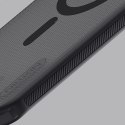 Etui Nillkin Super Frosted Shield Pro kompatybilne z MagSafe na iPhone 17 Air - przezroczyste czarne