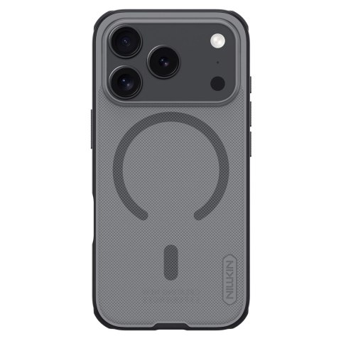 Etui Nillkin Super Frosted Shield Pro kompatybilne z MagSafe na iPhone 17 Pro - przezroczyste czarne