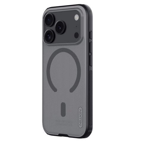 Etui Nillkin Super Frosted Shield Pro kompatybilne z MagSafe na iPhone 17 Pro - przezroczyste czarne