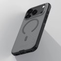Etui Nillkin Super Frosted Shield Pro kompatybilne z MagSafe na iPhone 17 Pro - przezroczyste czarne
