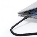 Kabel 3w1 Baseus Flash Series 3 100W USB-C - USB-C+USB-C+Lightning 1,5m + 3 x 0,25 m - czarny