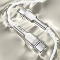 Kabel Baseus Cafule Metal 100W USB-C - USB-C 2m - biały