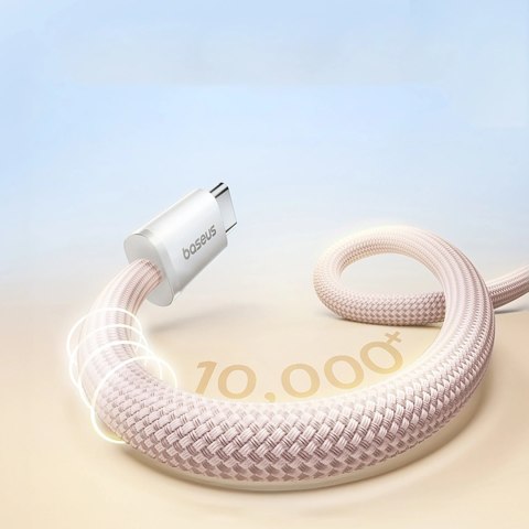 Kabel Baseus Dynamic 4 Pro 100W USB-C - USB-C 1m - różowy