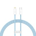 Kabel Baseus Dynamic Series 20W USB-C - Lightning 1m - niebieski
