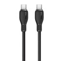 Kabel Baseus Pudding Series USB-C - USB-C 100W 1,2m - czarny