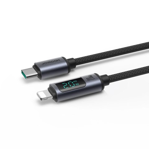 Kabel Joyroom Prism Series A16 Lightning / USB-C PD 20W 1.2m - czarny