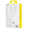 Kabel zwijany Baseus Free2Pull 60W USB-C - USB-C 1m - biały