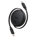Kabel zwijany Baseus Free2Pull 60W USB-C - USB-C 1m - czarny