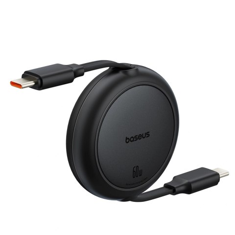 Kabel zwijany Baseus Free2Pull 60W USB-C - USB-C 1m - czarny