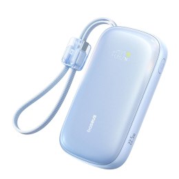 Powerbank Baseus EnerFill FC21 Qpow 3 Ultra 20000mAh 22.5W z wyświetlaczem z dołączonym kablem - niebieski