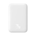 Powerbank Baseus Magnetic Mini Air PPCXM06A 6000mAh 20W z kablem Simple Series USB-C - biały