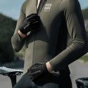 Rękawiczki rowerowe Rockbros wiosna/lato/jesień, pełne, rozmiar: M - czarne